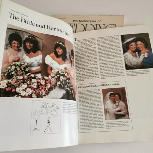 Vintage 1980s Wedding Photography Book Set of 2, Ceremony Engagement Photos - Picture 10 of 10